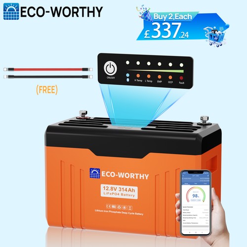 12v 314ah lifepo4 lithium - 314ah,