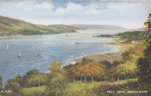 Scotland postcard holy loch - postcard,
