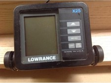 Lowrance X-25 Find Finder Depth Sounder Very Good Condition GWO with Manual  