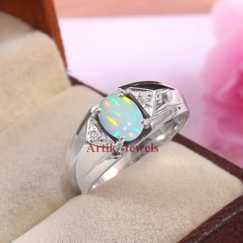 Natural fire opal cz with - fire,
