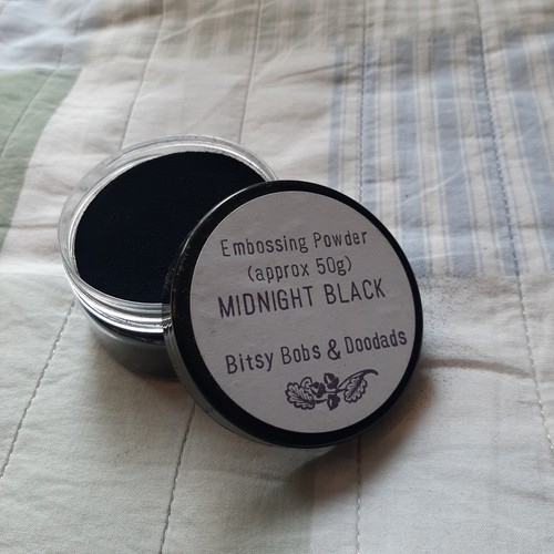 Midnight black embossing - midnight,