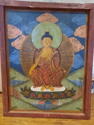 Tibetan religious icon buddha - tibetan,