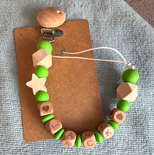 Personalised green natural - personalised, green/natural
