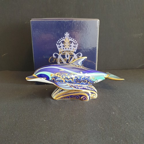 Royal crown derby - royal, paperweight