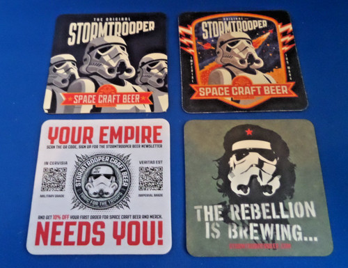 Four beer mats from - beer,