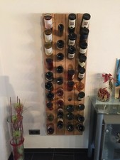 ORIGINAL Champagne Riddling Rack f. 40 Bottles + Branding / Nature Oak Wine Rack