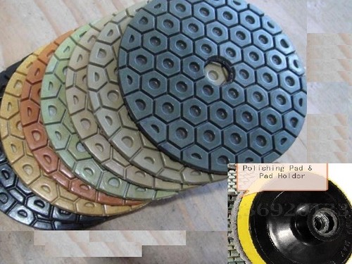 Diamond polishing pads set - 7",