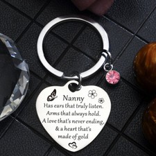 Best Nanny Keyring Birthday