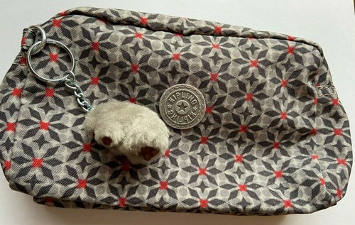 Kipling gleam pouch grey - gleam, &