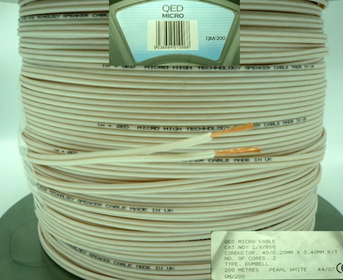 Qed micro speaker cable sold - micro,