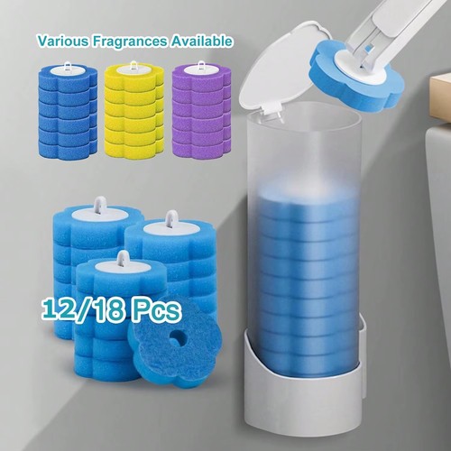 Disposable toilet brush - disposable, set