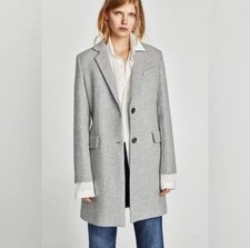 Zara Woman Women's Gray Coat