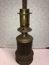 Antique Moderator vegetable oil lamp circa 1840, very rare un-converted example