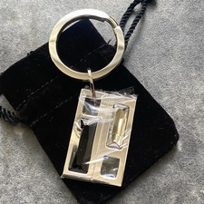 Swarovski Key Ring Silver Tone