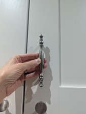 Aged Metal Kitchen Cupboard Handles T-Bar Drawer And Door Handles Set Of 11