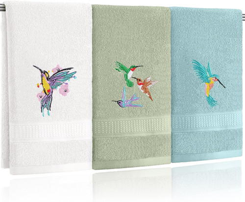 Pcs hummingbird hand towels - pcs,