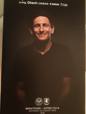 Brentford programme v Aston villa premier league aug 2025 brand new