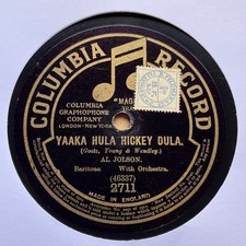 AL JOLSON - ’YAAKA HOOLA