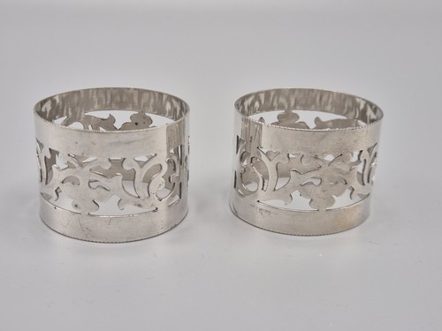Pair epns silver plated - pair, of
