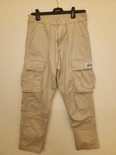 Zara Mens Cream Cargos Size