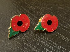 2 Pin Badge WW1 Centenary 1914-2014 & 1917-2017
