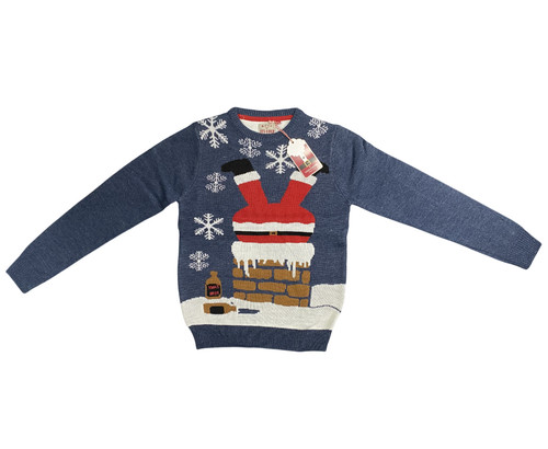 Christmas jumper santa stuck - jumper,