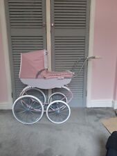 Girls Pink Dolls Carriage Pram Stroller Gift For Xmas Birthday For Kids 3+
