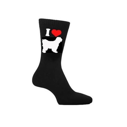 Love lhasa apso dog socks - i,