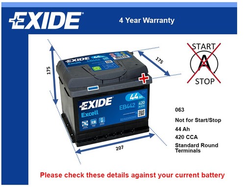 Battery fits rover 111 - fits, 25