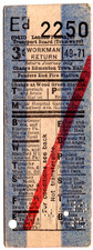 Tram ticket: London Passenger