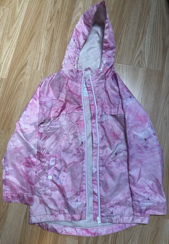 Girls pink marble hooded - tu,