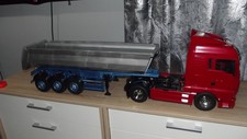 tamiya compatabile tri axle bulk tipper with lift axle