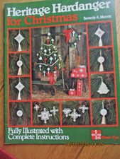 The Dove's Eye Heritage Hardanger for Christmas Pattern Booklet Beverly A Merrit