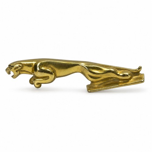 Vintage gold tone leaping - gold,