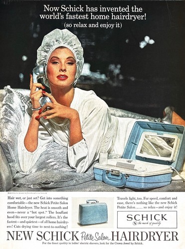 1962 schick hair dryer - 1962,