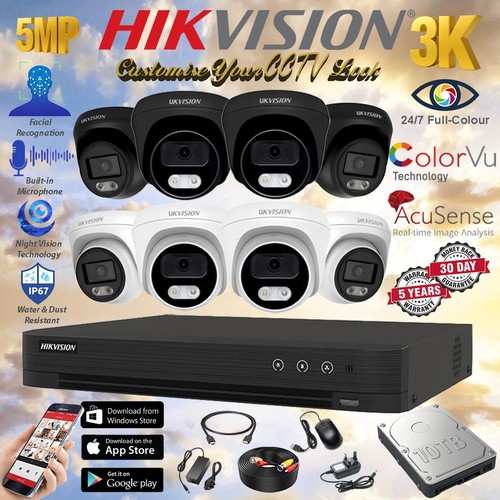 Hikvision 5mp cctv system - 3k,