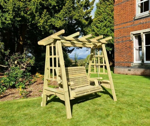 Wooden garden swing - ,,