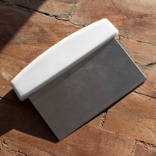 White Handle Stainless Steel