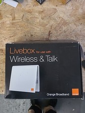 Inventel DV4210-WU Orange Livebox Broadband Internet Router. Used 