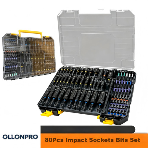 80pc magnetic impact nut - 80pc,