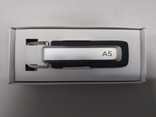Audi Key ring A5, silver/black