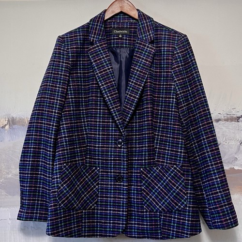 Vtg chadwicks plaid - chadwicks, blazer