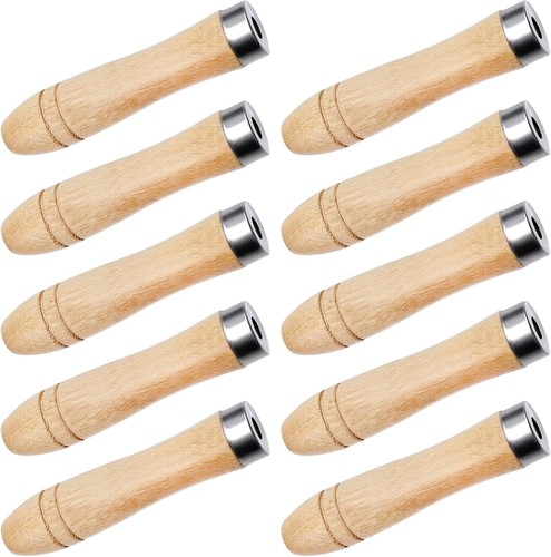 10pcs wooden file handle with - 10pcs,