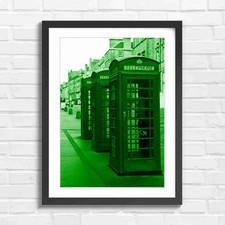 Red british telephone booth - telephone, uk