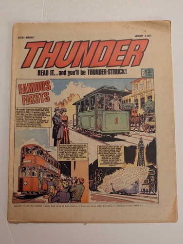 Thunder comic january 9th - thunder,