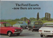 1969 Ford Escort (Mk. 1) brochure: De Luxe, Super, GT, Twin Cam & estate cars