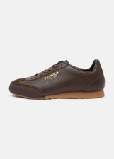 Patrick Villan Mens Trainers Casual Shoes Brown Leather