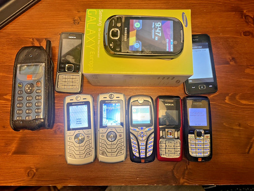 10x vintage mobile - phones, |