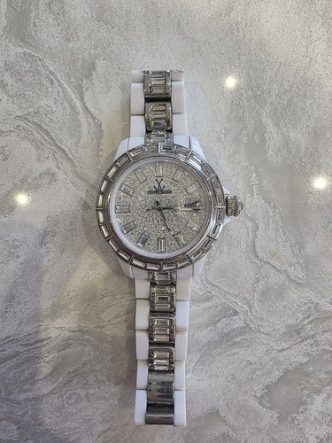 White toywatch embellished - white,