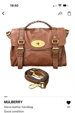 genuine mulberry alexa handbag